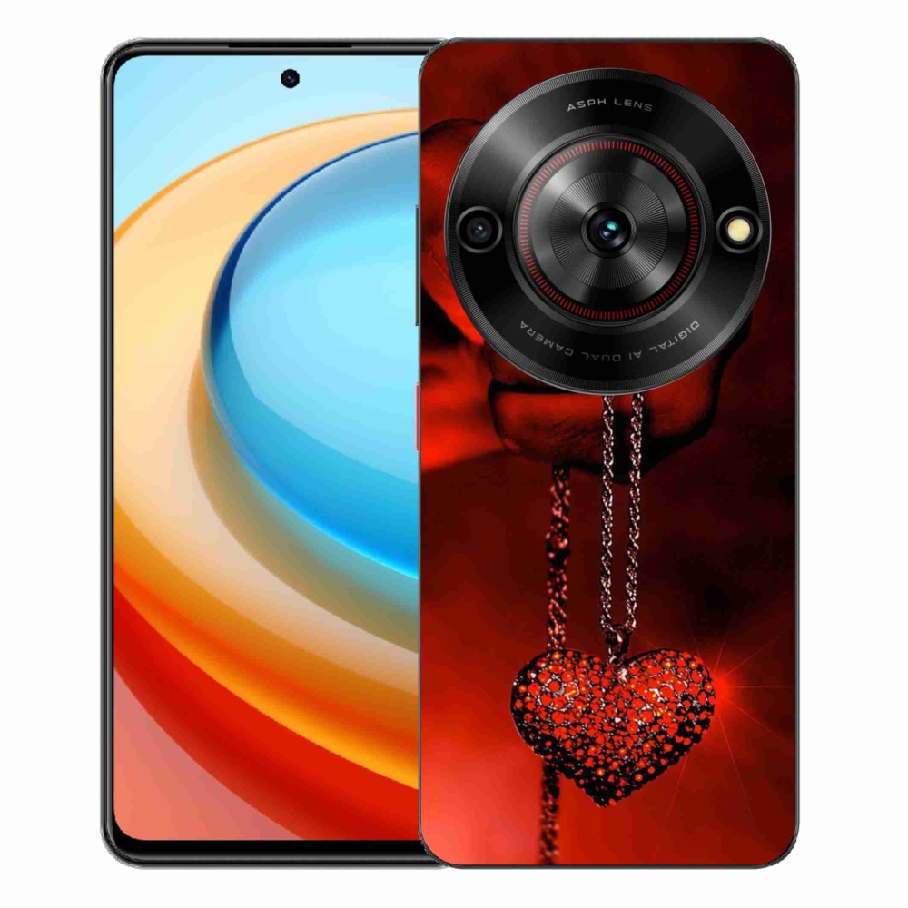 Gélový kryt mmCase na ZTE Blade A75 - náhrdelník