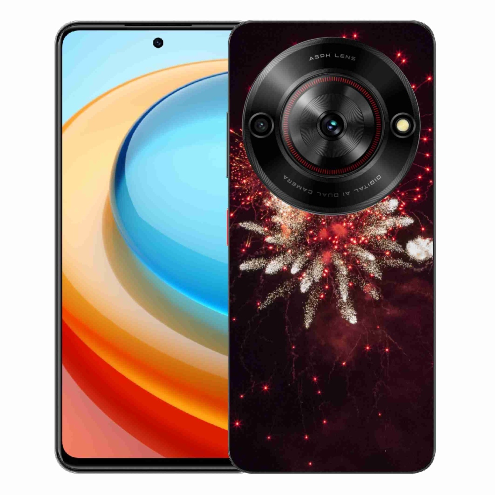 Gélový kryt mmCase na ZTE Blade A75 - ohňostroj