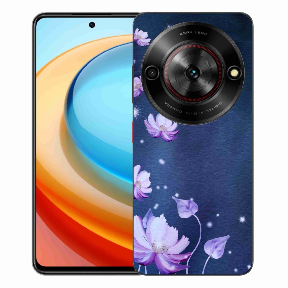 Gélový kryt mmCase na ZTE Blade A75 - padajúce kvety