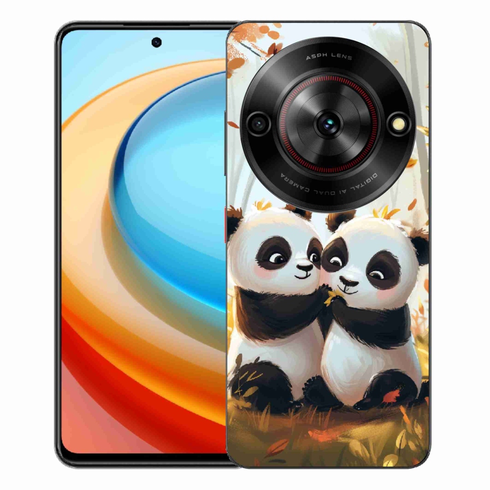 Gélový kryt mmCase na ZTE Blade A75 - pandy