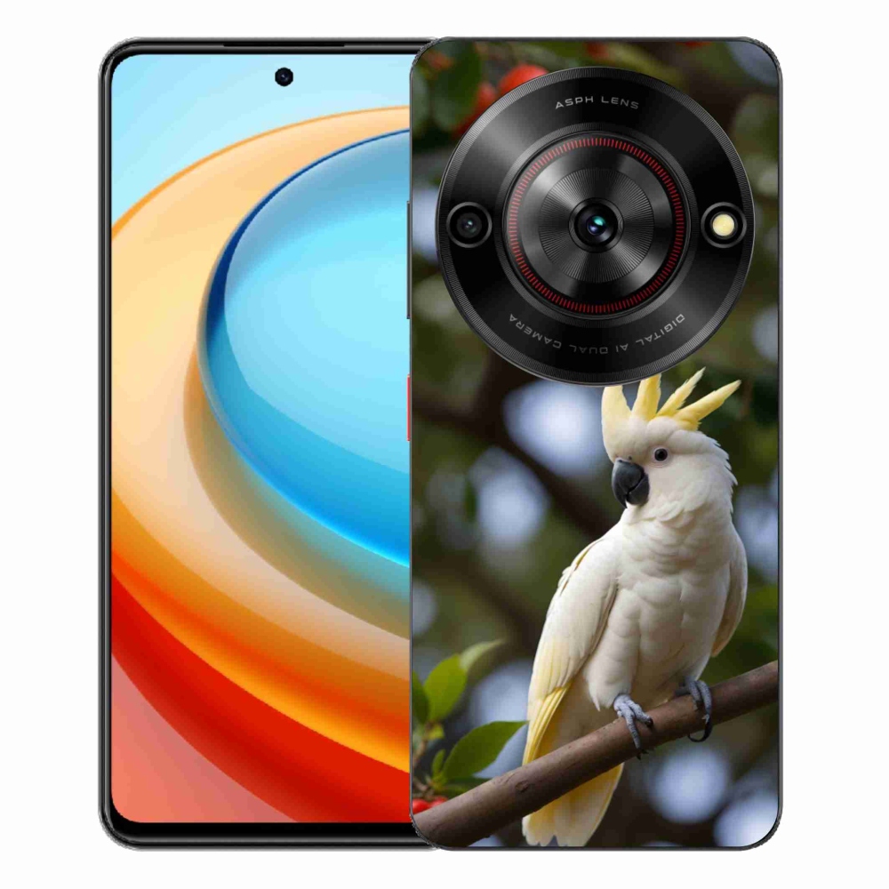 Gélový kryt mmCase na ZTE Blade A75 - papagáj kakadu 3