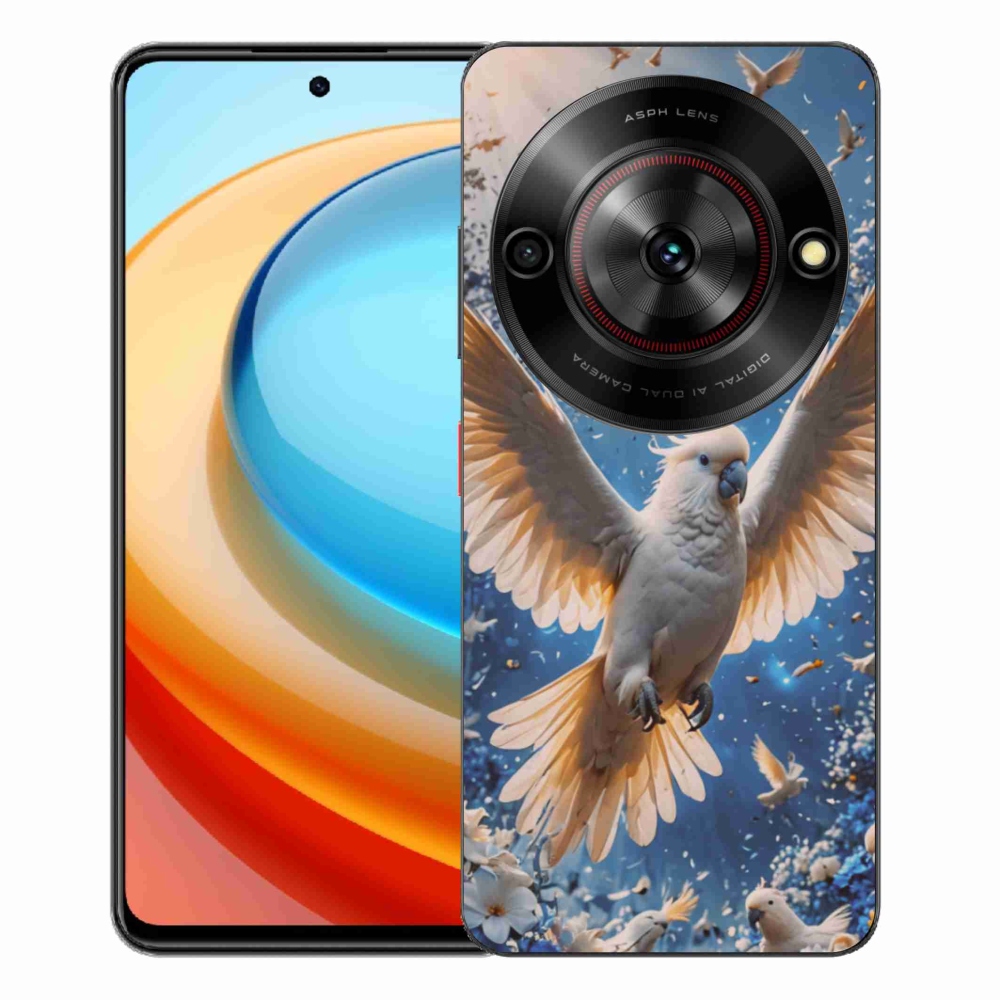 Gélový kryt mmCase na ZTE Blade A75 - papagáj kakadu