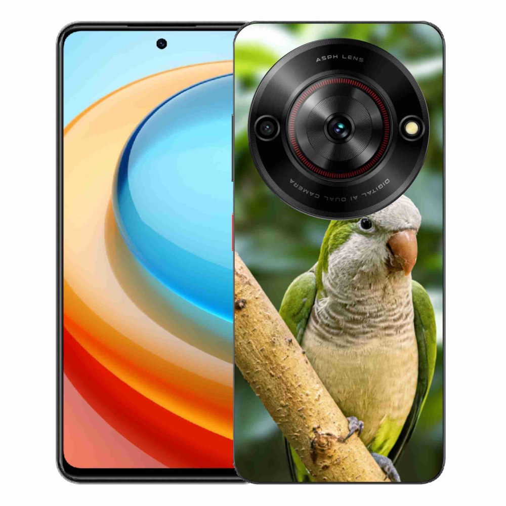 Gélový kryt mmCase na ZTE Blade A75 - papagáj mníšok