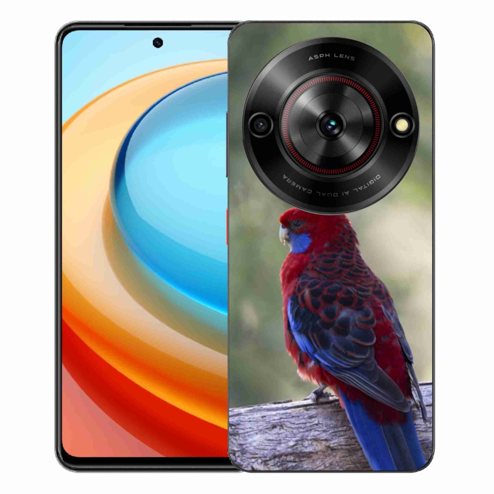 Gélový kryt mmCase na ZTE Blade A75 - papagáj rosela