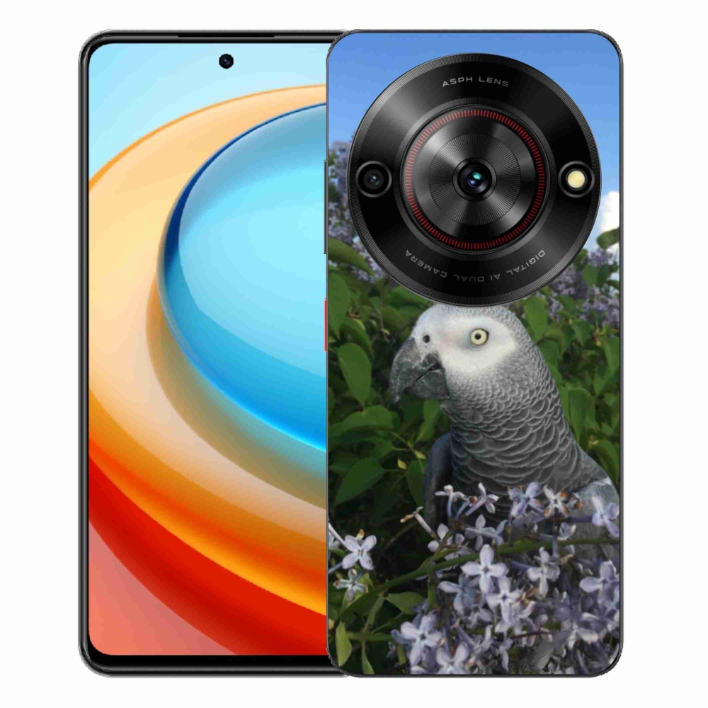 Gélový kryt mmCase na ZTE Blade A75 - papagáj žako