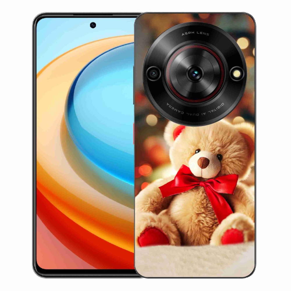 Gélový kryt mmCase na ZTE Blade A75 - plyšový medvedík