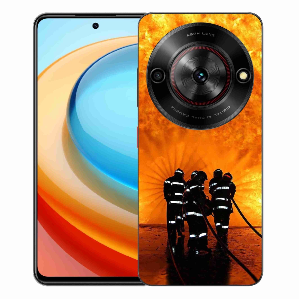 Gélový kryt mmCase na ZTE Blade A75 - požiar