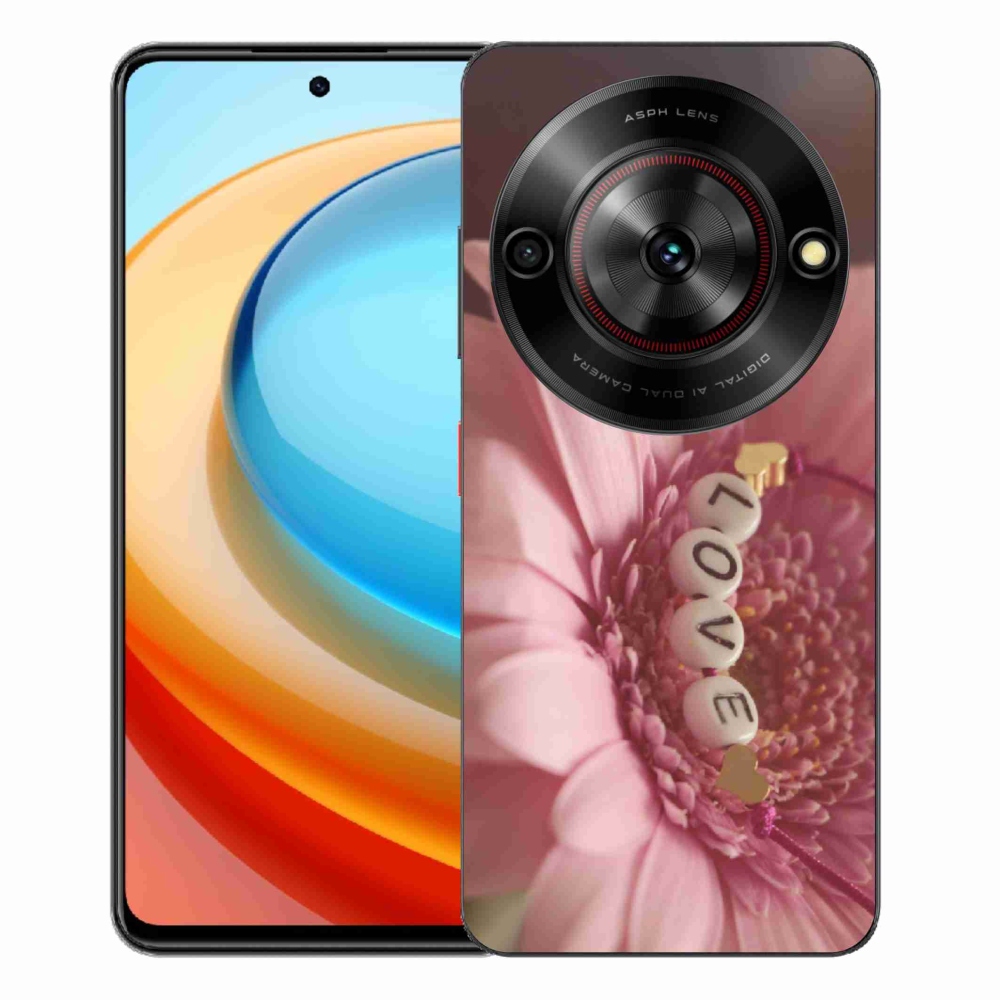 Gélový kryt mmCase na ZTE Blade A75 - prívesok love