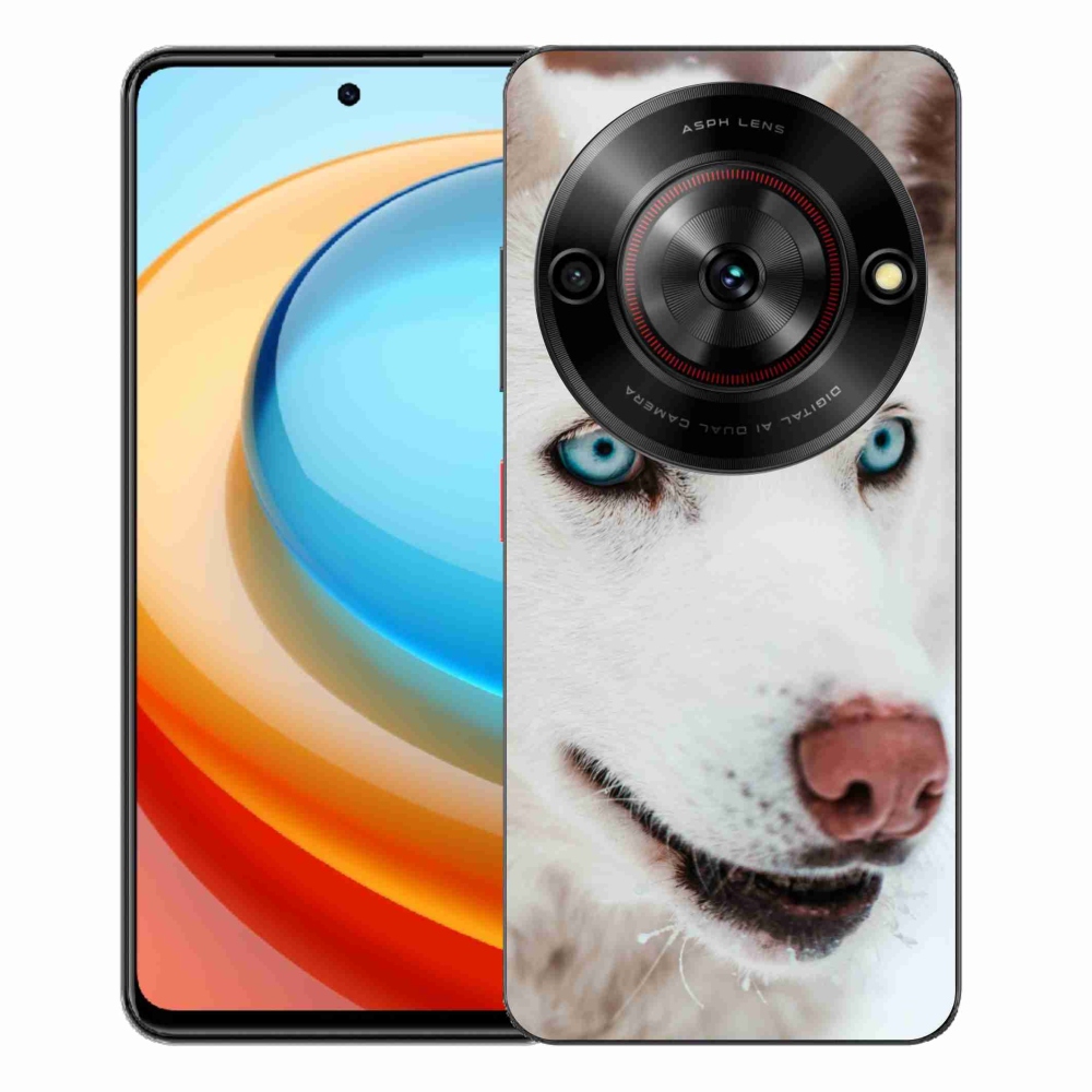 Gélový kryt mmCase na ZTE Blade A75 - psí pohľad