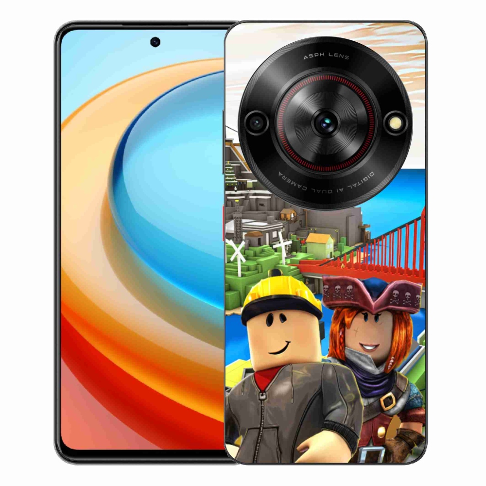Gélový kryt mmCase na ZTE Blade A75 - roblox 1