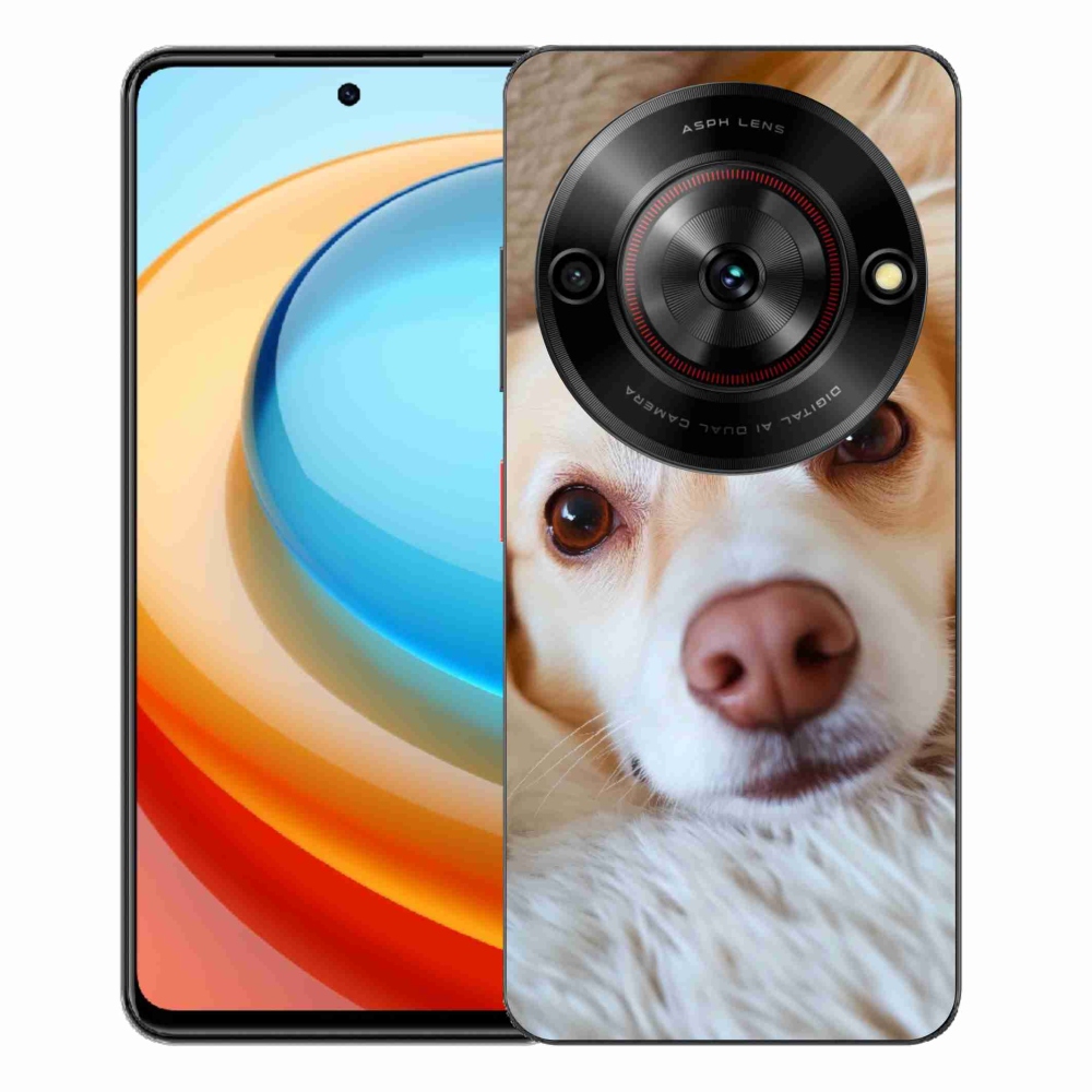Gélový kryt mmCase na ZTE Blade A75 - Roztomilá čivava