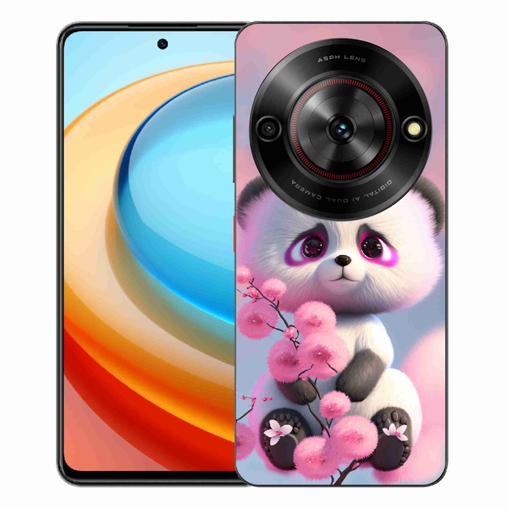 Gélový kryt mmCase na ZTE Blade A75 - roztomilá panda 1