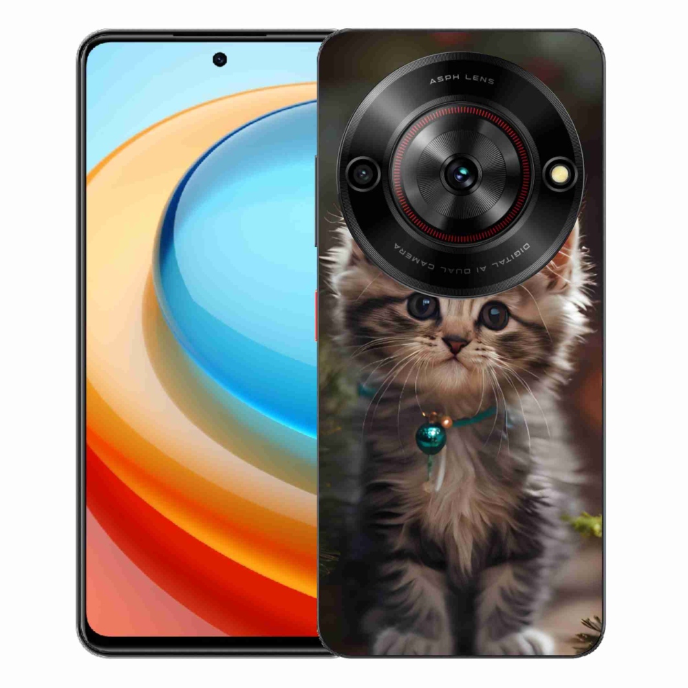 Gélový kryt mmCase na ZTE Blade A75 - roztomilé mačiatko 11