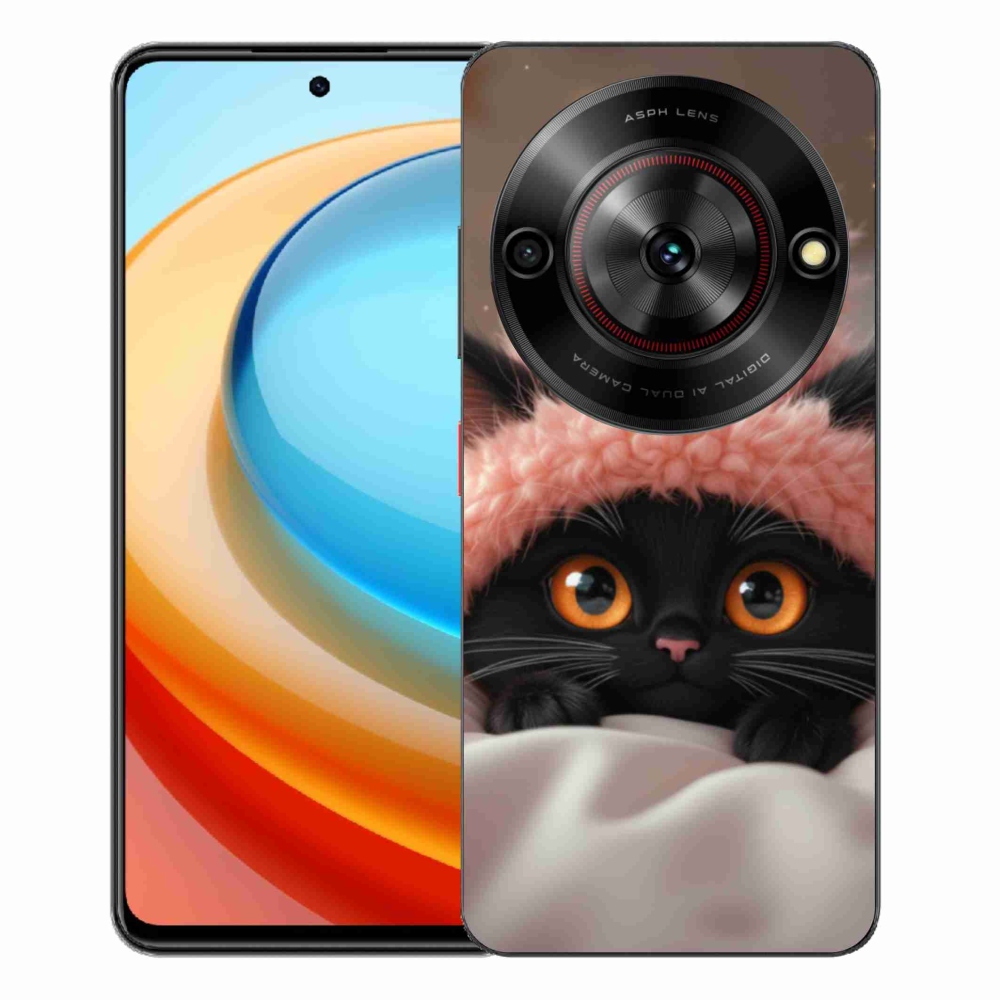 Gélový kryt mmCase na ZTE Blade A75 - roztomilé mačiatko 7