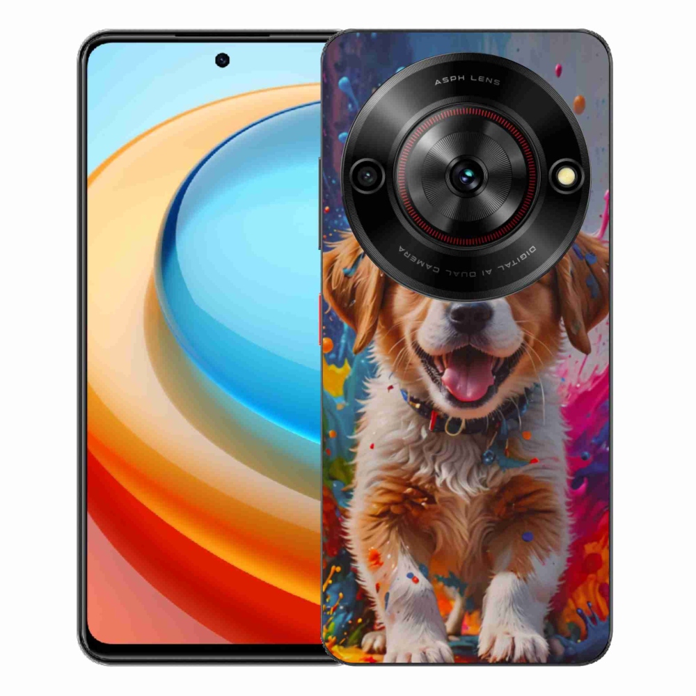 Gélový kryt mmCase na ZTE Blade A75 - roztomilé šteňa 3