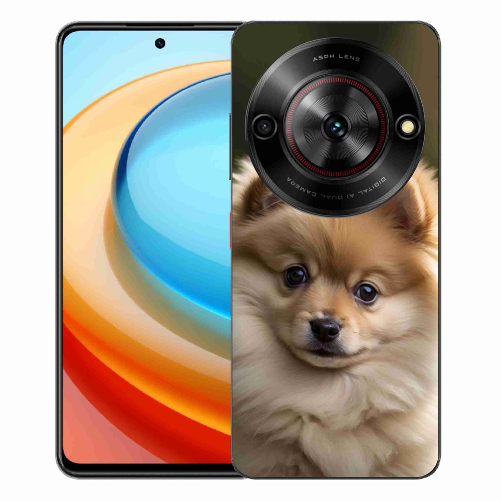 Gélový kryt mmCase na ZTE Blade A75 - roztomilý pomeranian 2