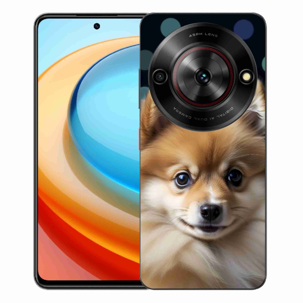 Gélový kryt mmCase na ZTE Blade A75 - roztomilý pomeranian