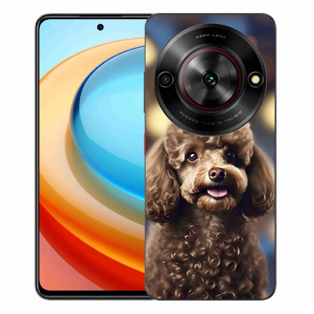 Gélový kryt mmCase na ZTE Blade A75 - roztomilý pudel