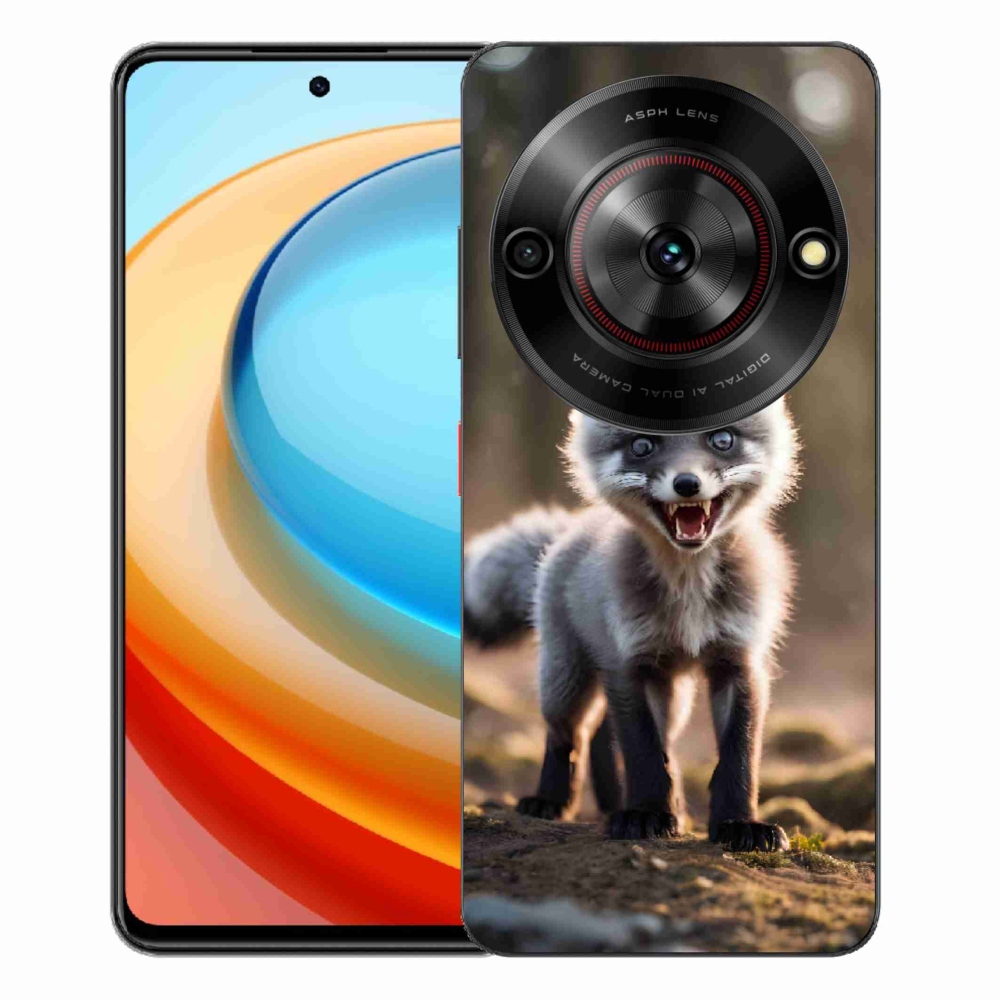 Gélový kryt mmCase na ZTE Blade A75 - rozzúrená líška