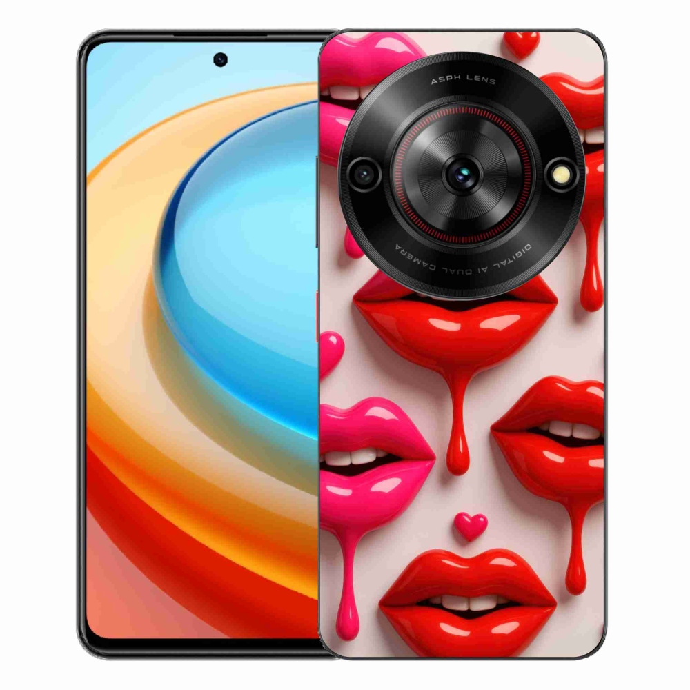 Gélový kryt mmCase na ZTE Blade A75 - pery 2