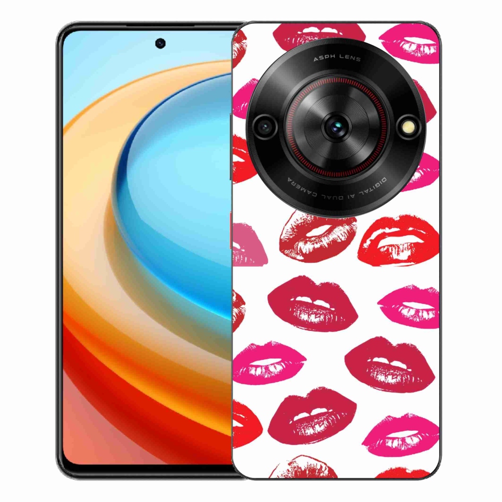 Gélový kryt mmCase na ZTE Blade A75 - pery