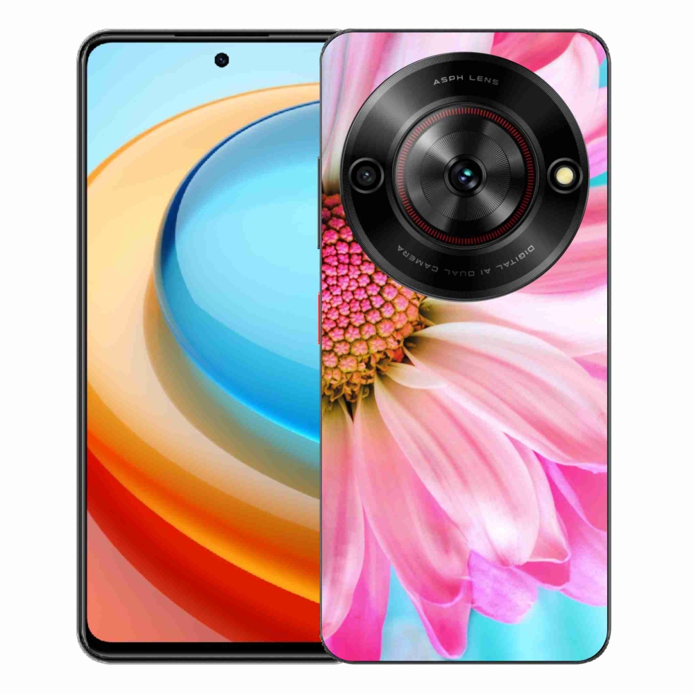 Gélový kryt mmCase na ZTE Blade A75 - ružový kvet
