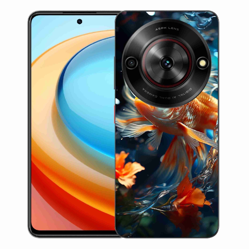 Gélový kryt mmCase na ZTE Blade A75 - rybka