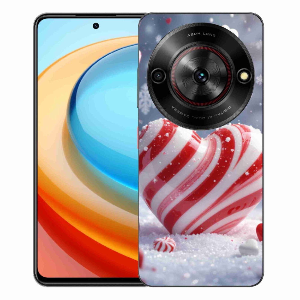 Gélový kryt mmCase na ZTE Blade A75 - sladké srdce