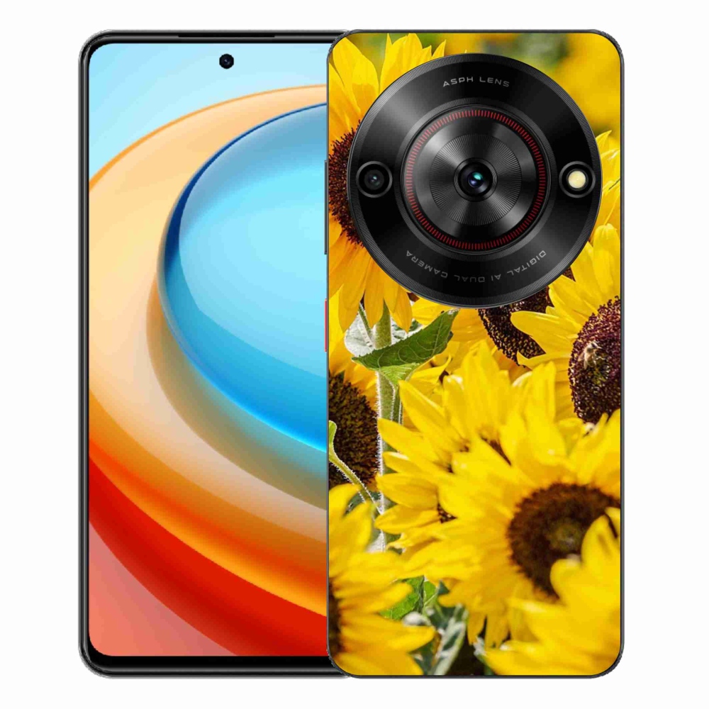 Gélový kryt mmCase na ZTE Blade A75 - slnečnica