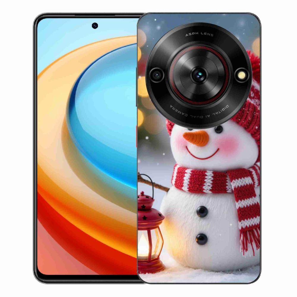 Gélový kryt mmCase na ZTE Blade A75 - snehuliak 2