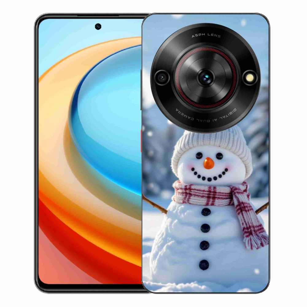 Gélový kryt mmCase na ZTE Blade A75 - snehuliak 3