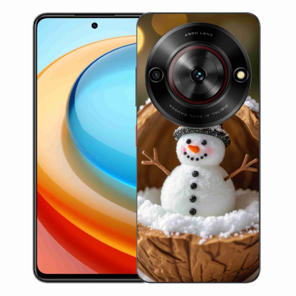 Gélový kryt mmCase na ZTE Blade A75 - snehuliak 4
