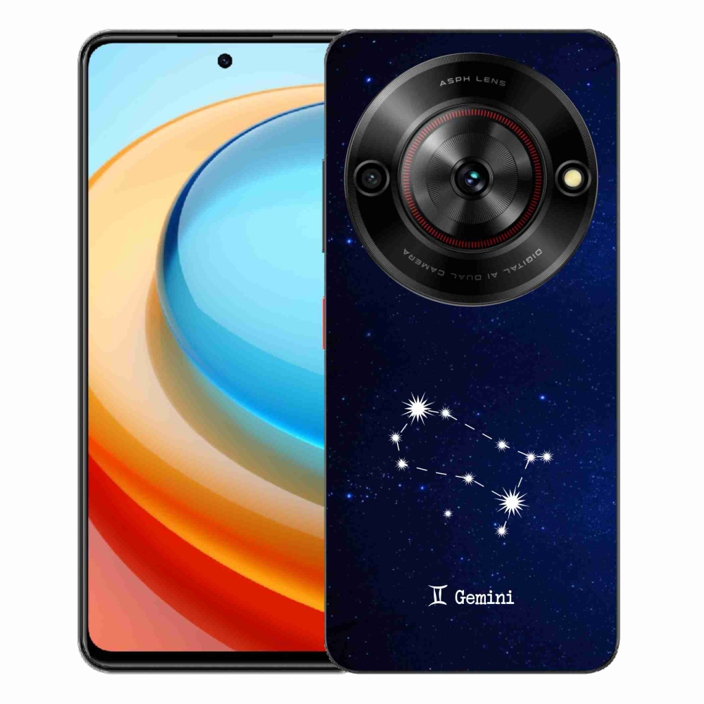 Gélový kryt mmCase na ZTE Blade A75 - súhvezdie Blížencov