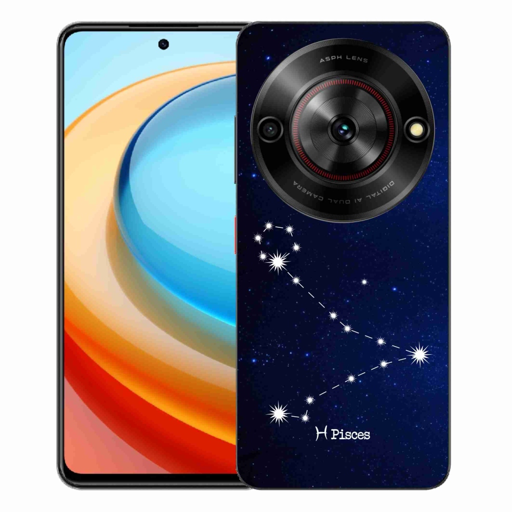 Gélový kryt mmCase na ZTE Blade A75 - súhvezdie Ryby