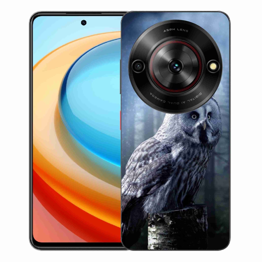 Gélový kryt mmCase na ZTE Blade A75 - sova