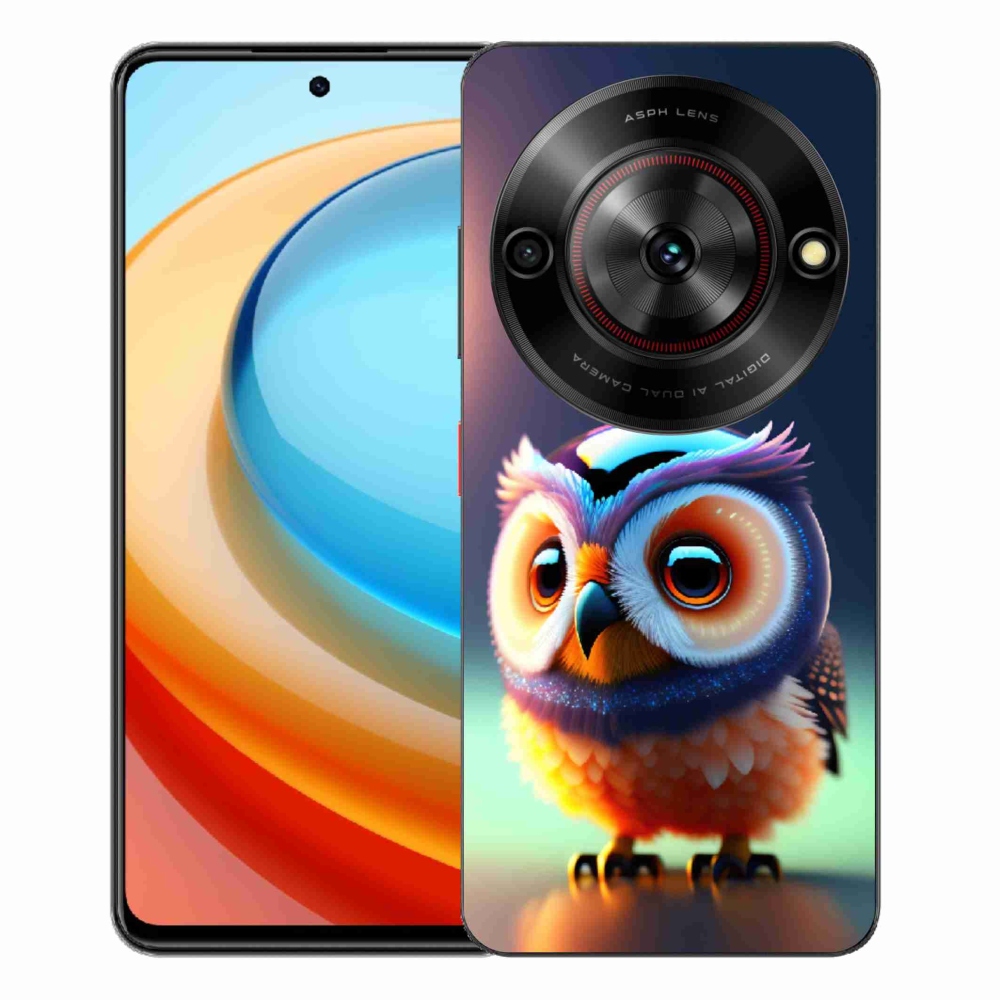 Gélový kryt mmCase na ZTE Blade A75 - sovička