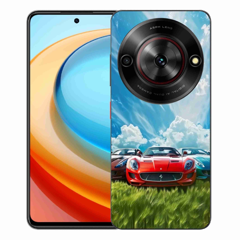 Gélový kryt mmCase na ZTE Blade A75 - športové vozidlá