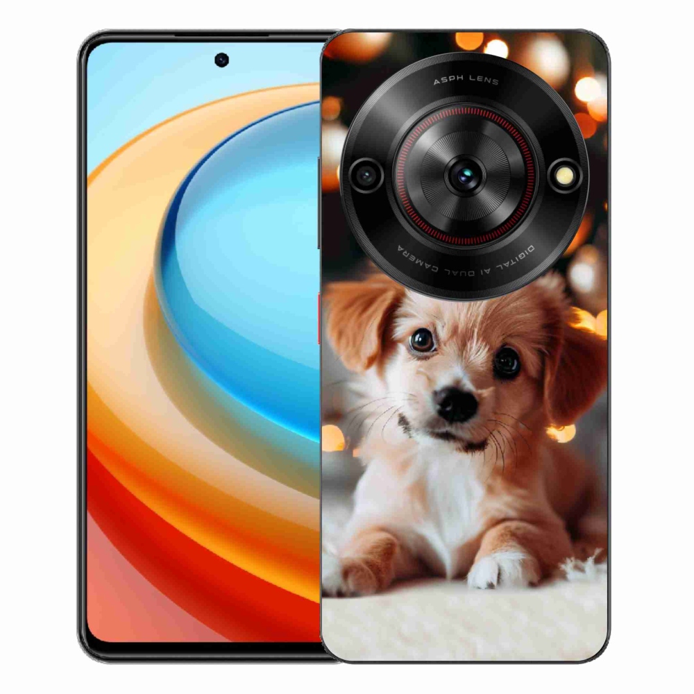 Gélový kryt mmCase na ZTE Blade A75 - šteniatko