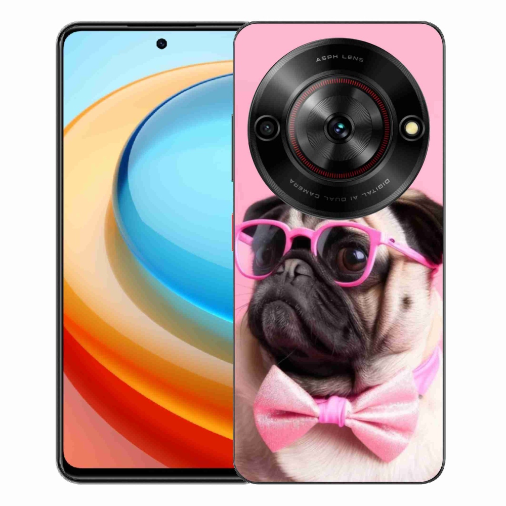 Gélový kryt mmCase na ZTE Blade A75 - štýlový mops