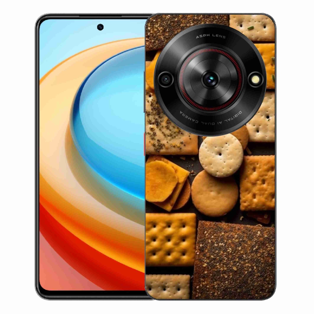 Gélový kryt mmCase na ZTE Blade A75 - sušienky