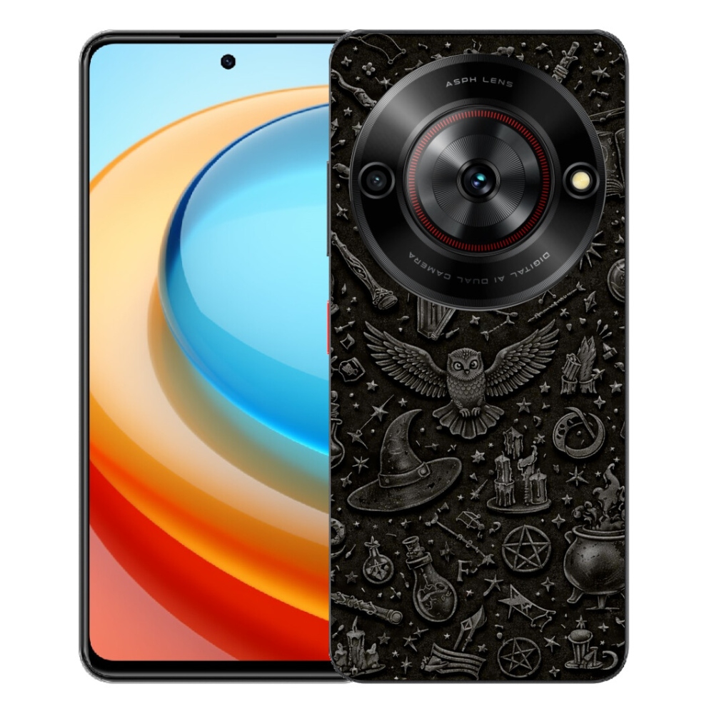 Gélový kryt mmCase na ZTE Blade A75 - tmavý magický svet