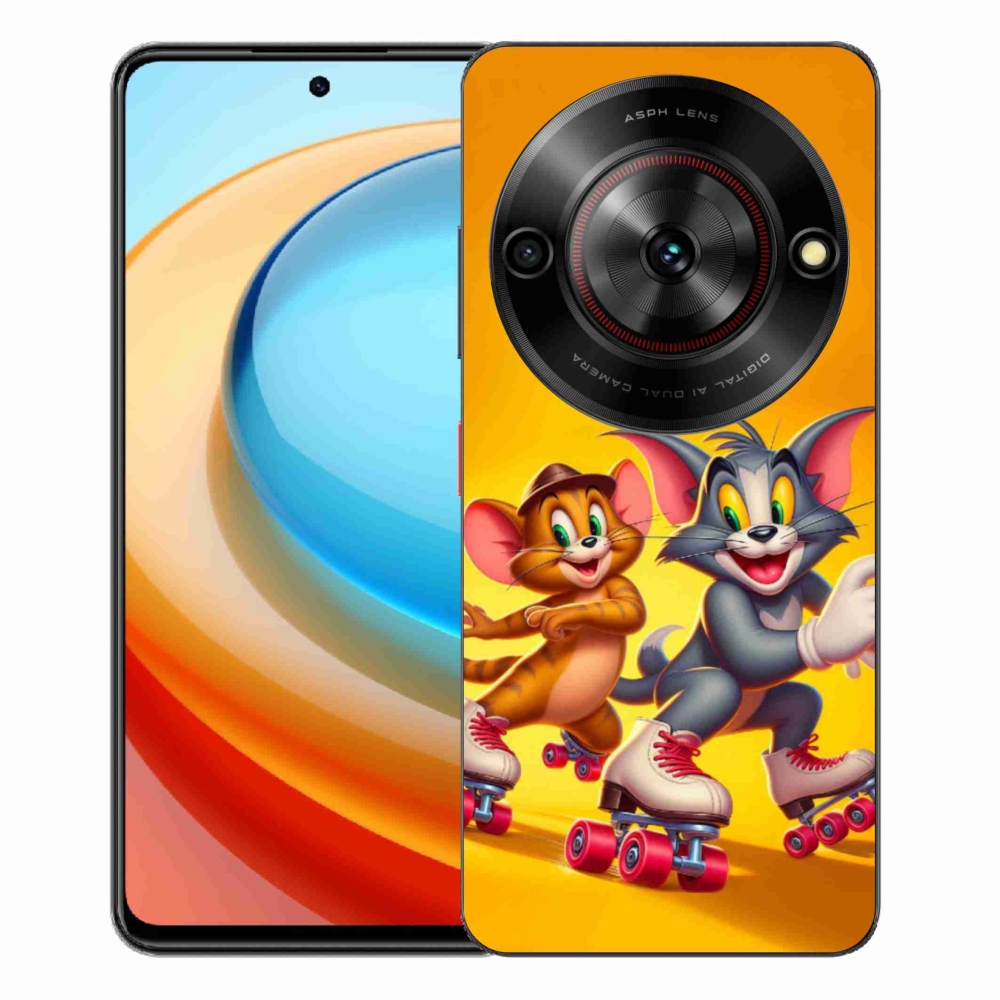 Gélový kryt mmCase na ZTE Blade A75 - tom a jerry