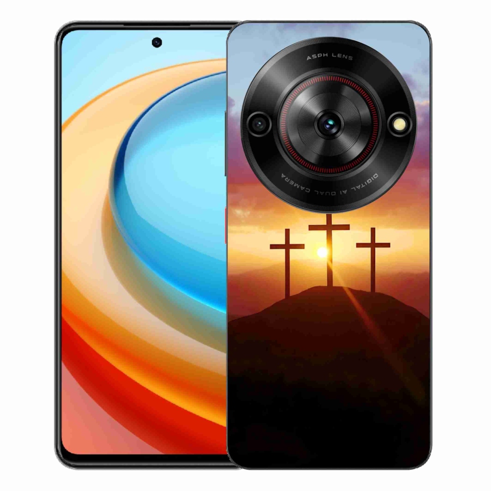 Gélový kryt mmCase na ZTE Blade A75 - tri kríža