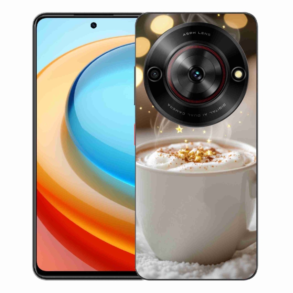 Gélový kryt mmCase na ZTE Blade A75 - vianočný horúci nápoj