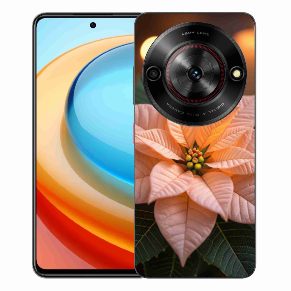Gélový kryt mmCase na ZTE Blade A75 - vianočná hviezda