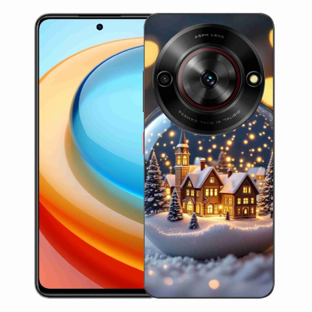 Gélový kryt mmCase na ZTE Blade A75 - vianočné gule 4