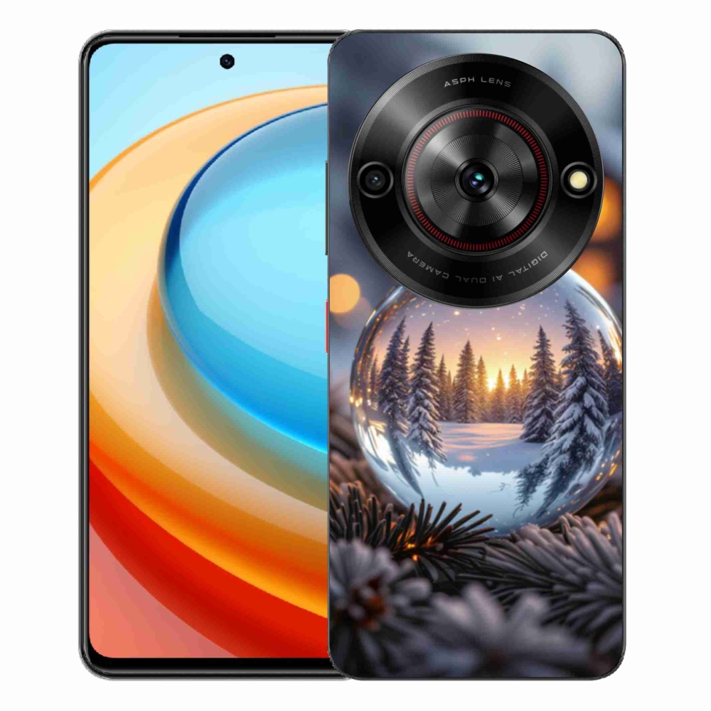 Gélový kryt mmCase na ZTE Blade A75 - vianočná ozdoba