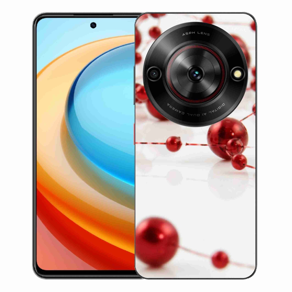 Gélový kryt mmCase na ZTE Blade A75 - vianočná reťaz
