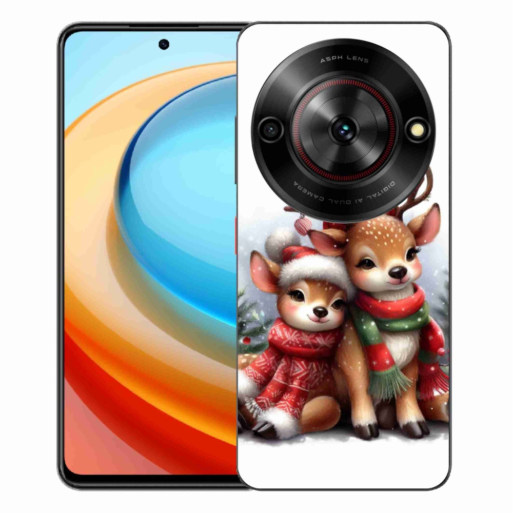 Gélový kryt mmCase na ZTE Blade A75 - vianočné soby