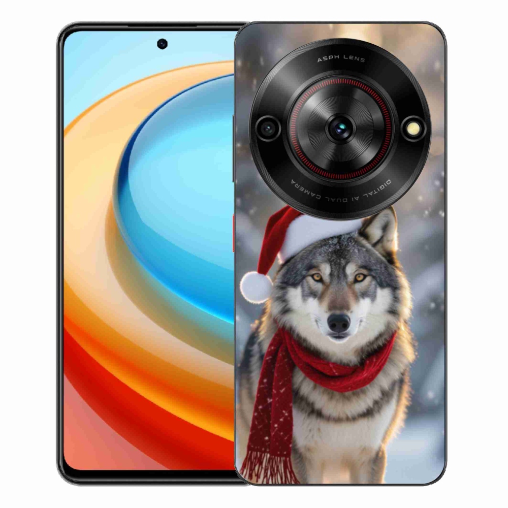 Gélový kryt mmCase na ZTE Blade A75 - vianočný vlk